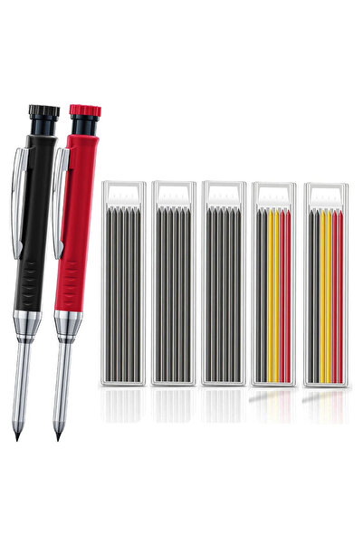 Choice مجموعة أقلام رصاص ميكانيكية صلبة من 7 قطع مع مبراة أدوات النجارة 2.8 م...