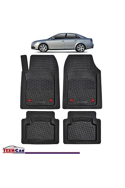 TEAMCAR ® Car Mats Tray Type Compatible with Audi A4 B7 Sedan (2004–2008)