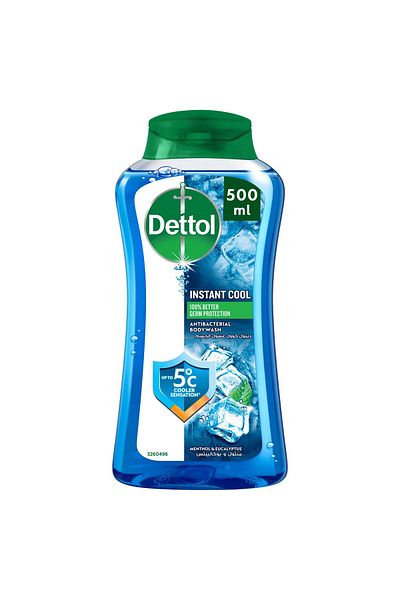Dettol Cool Shower Gel & Body Wash Menthol & Eucalyptus Scent 500 ml