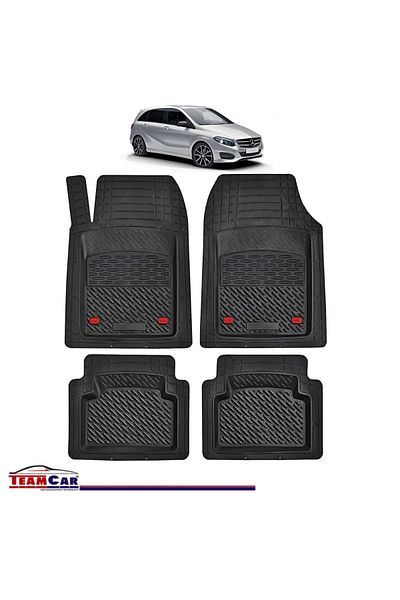TEAMCAR ® Car Mats Tray Type Compatible Mercedes-Benz B-Class W246 MPV (2011–2018)