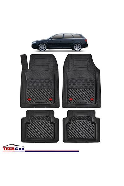 TEAMCAR ® Car Mats Tray Type Compatible with Audi A4 B7 Avant, Estate (2004–2008)