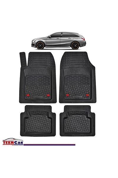 TEAMCAR ® Car Mats Tray Type Compatible with Mercedes-Benz CLA X117 Shooting Brake (2015–2019)