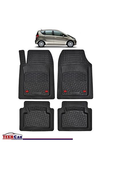 TEAMCAR ® Car Mats Tray Type Compatible with Mercedes-Benz A-Class W169 Hatchback (2004–2012)