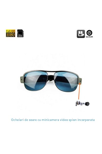 Minitechnics Mini video camera full HD 1080p in sunglasses, 32 GB memory, model OCS1080SS