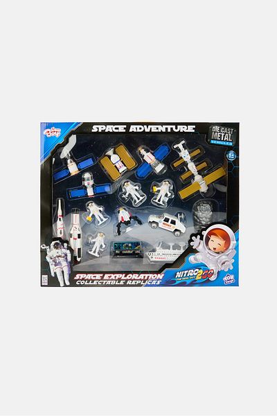 New Boy Nitro 2 Go 17 Pieces Die Cast Metal Space Exploration Adventure