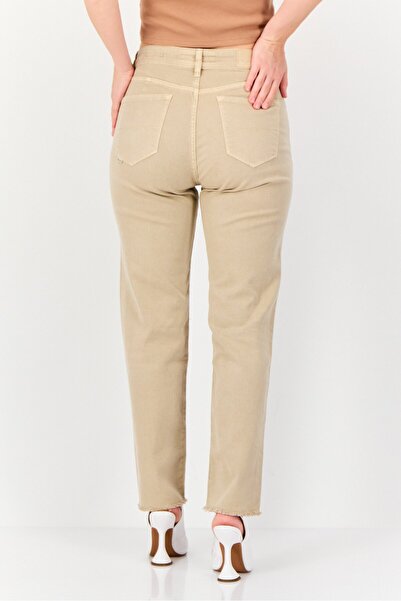 Salsa Women Skinny Fit Solid Stretchable Denim Jeans, Beige