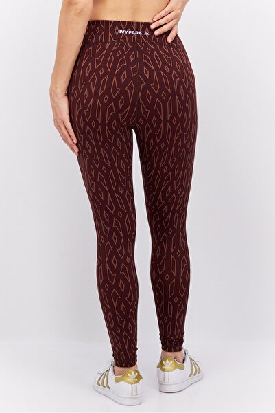 adidas بنطلون رياضي ضيق للتدريب للنساء من آيفي بارك، بني