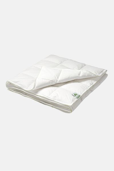 Tchibo Plain Greenline Summer Down Filled Duvet 155 x 220 cm, White