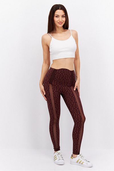 adidas X Ivy Park Women Sport Fit Training Leggings, Brown