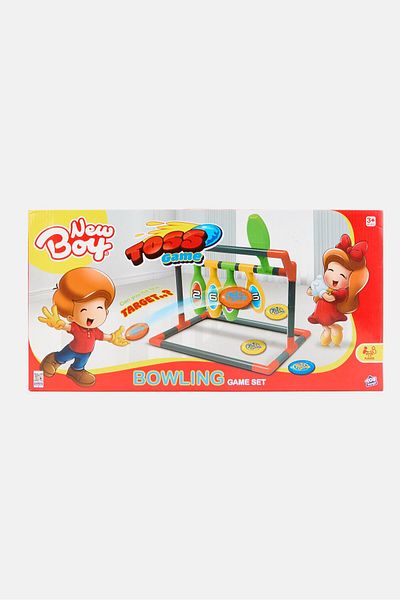 New Boy Bowling Toss Game Set