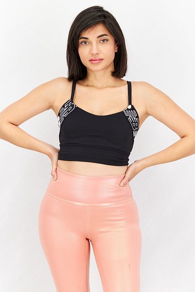 New Balance Women Sportswear Fit Sleeveless Running Bra, Black