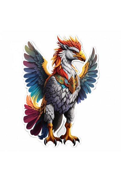 INOVATIX Σετ 8 τεμαχίων, αυτοκόλλητο Ιππόγρυπα, μυθολογικός χαρακτήρας, INOVA...