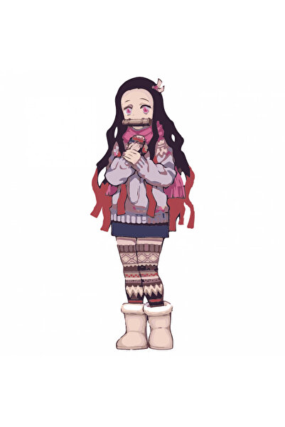 INOVATIX Set de 8 piese, autocolant anime Demon Slayer Nezuko Kamado, INOVATI...