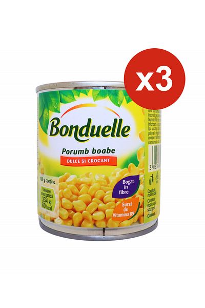 Bonduelle Corn Gold 212ML X 3pcs