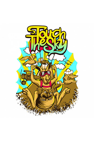 INOVATIX Σετ 8 τεμαχίων, Αυτοκόλλητο Κουνέλι Αγγίξτε τον ουρανό, INOVATIX®. 6...