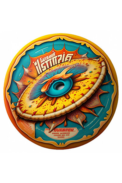 INOVATIX Set de 8 bucăți, autocolant disc frisbee, INOVATIX®. 6 cm