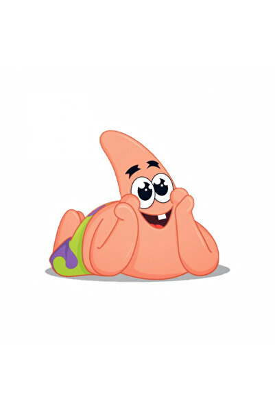 INOVATIX Set de 8 piese, autocolant Lazy Patrick Star Meme, INOVATIX®. 6 cm