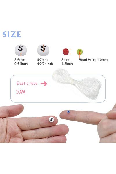 fulina 3300pcs Glass Seed Beads for Bracelets Making Kit with Letter Alphabet Beads,for DIY Art Crafts