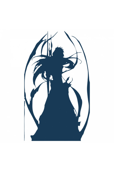 INOVATIX Set de 8 piese, autocolant Getsuga Tensho Bleach Anime, INOVATIX®. 6 cm