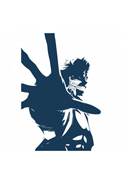 INOVATIX Set de 8 piese, autocolant Ichigo Hollow Mask Anime, INOVATIX®. 6 cm