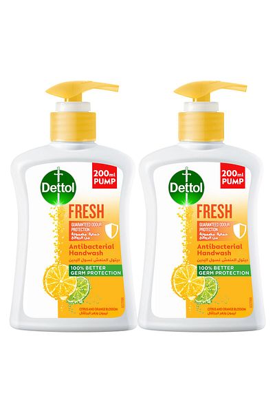 Dettol Fresh Antibacterial Hand Wash 2 x 200 ml