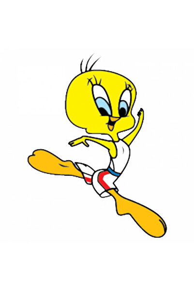 INOVATIX Set de 8 piese, autocolant Disney Tweety atlet, INOVATIX®. 6 cm