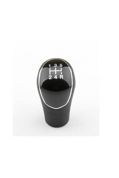 FVR Hyundai I20 Leather Gear Shift Knob 5 Forward 2014-2018 Black Scheme