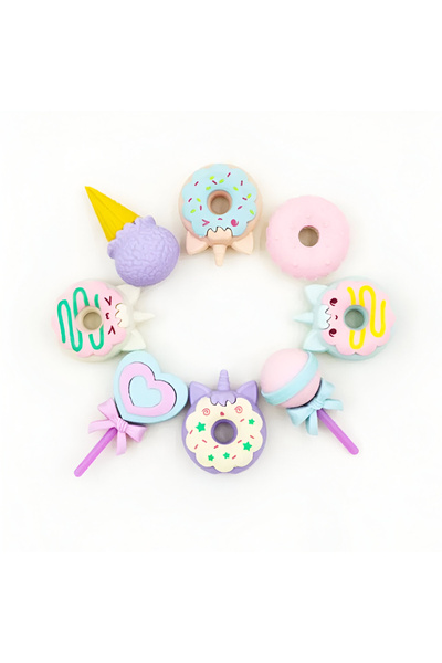 Roco ممحاة مطاطية للحلوى بألوان متنوعة