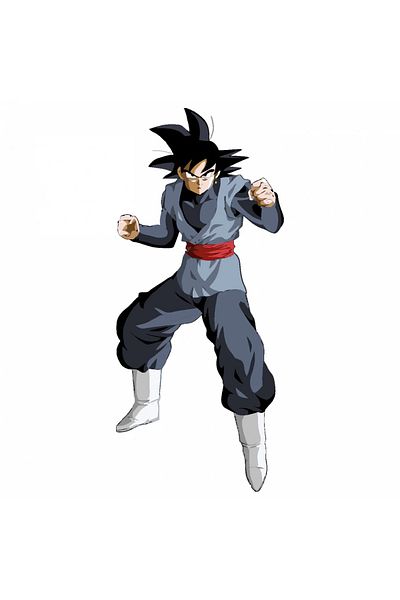 INOVATIX Set de 8 piese, autocolant Dragon Ball Goku poziția de luptă 2, INOVATIX®. 6 cm