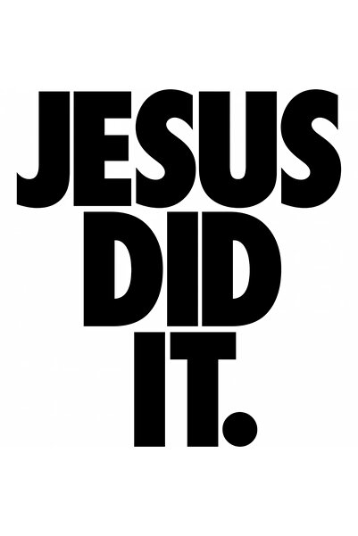 INOVATIX Σετ 8 τεμαχίων, Αυτοκόλλητο Jesus did it, INOVATIX®. 6 εκ.