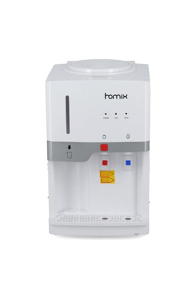 HOMİX 500W Hot and Cold Countertop Water Dispenser White