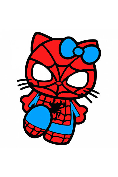INOVATIX Set de 8 piese, autocolant Hello Kitty Supererou Spider Man, INOVATI...