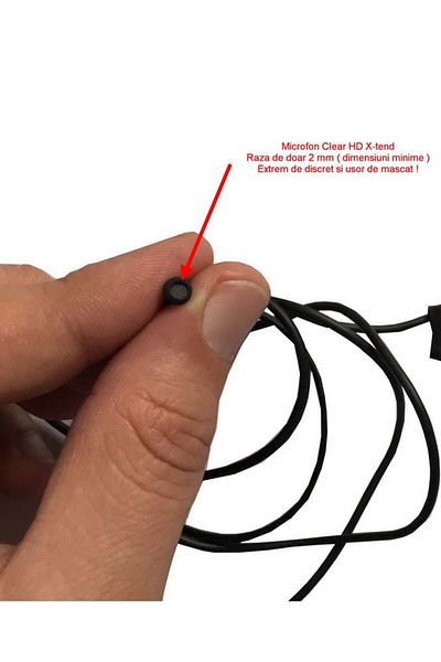 Minitechnics Microphone with 10-day Recording, Ultra Clear HD Sound - X-tend 2mm Range BB278REPHDXTE