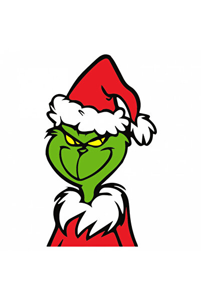 INOVATIX Set de 8 piese, autocolant Grinch se uită la tine cu interes, INOVAT...