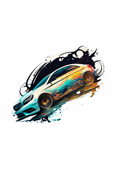 INOVATIX Set de 8 autocolante auto cu fulgere, INOVATIX®. 6 cm