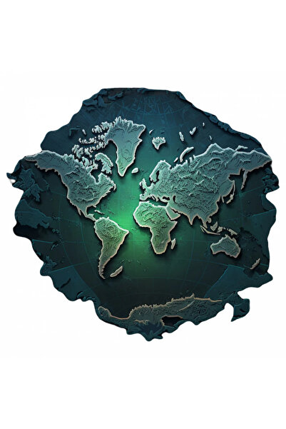 INOVATIX Set de 8 piese, autocolant hartă a lumii vintage, INOVATIX®. 6 cm