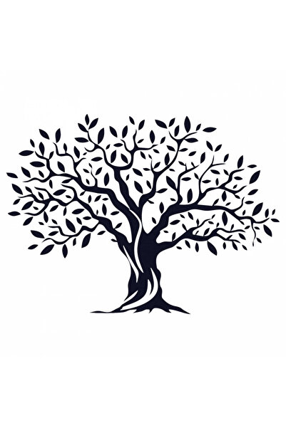 INOVATIX Set de 8 bucăți, autocolant copac cu frunze, INOVATIX®. 6 cm