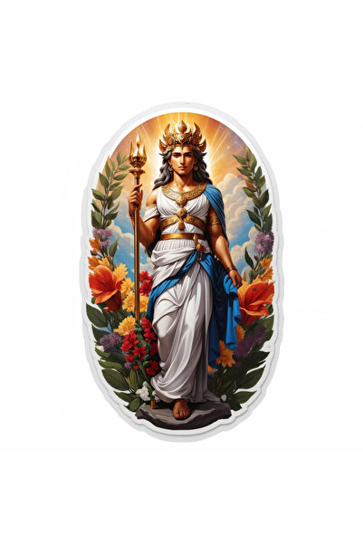 INOVATIX Σετ 8 τεμαχίων, αυτοκόλλητο με την Ελληνίδα θεά Ήβη, INOVATIX®. 6 εκ.