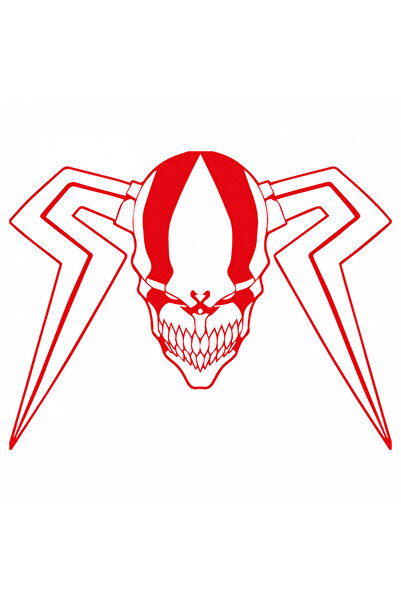 INOVATIX Set de 8 bucăți, autocolant mască Ichigo Hollow, Bleach, INOVATIX®. ...