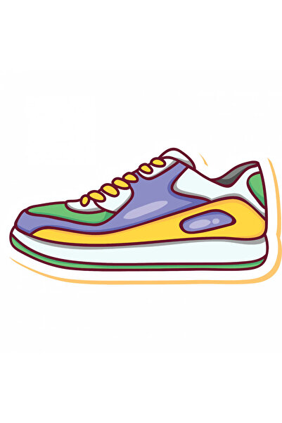 INOVATIX Set of 8 pieces, Sports shoes sticker, INOVATIX®. 6 cm