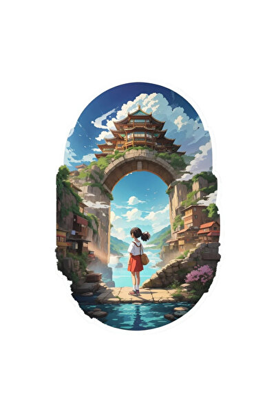 INOVATIX Set de 8 piese, autocolant pod japonez, INOVATIX®. 6 cm