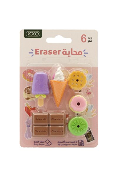 Roco ممحاة مطاطية رومانسية بألوان متنوعة