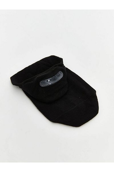 LC Waikiki Lcw Accessories Black Plain Men's Ballerina Socks 5-Pack