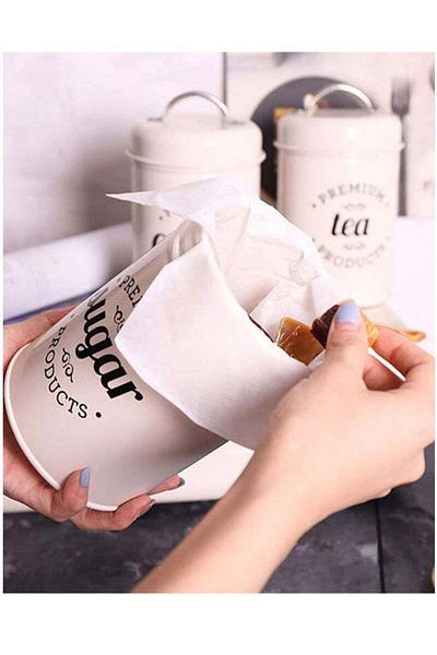 fulina 3PCS Metal Coffee Can Sealed Container with Lid,Stylish, Kitchen Jar Set,for Tea Coffee,Storage
