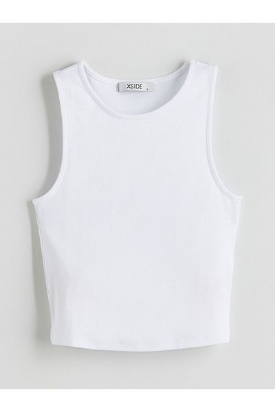 LC Waikiki New Season Crew Neck Crop - S5Lt60Z8
