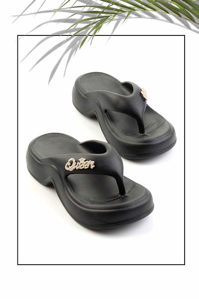 Bambi Black Women's Slippers K04740340059