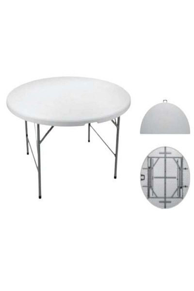 Kitchen Zone 122cm ZONE HQ-ZY122 Foldable Fiber Table for Easy Carrying and Storage