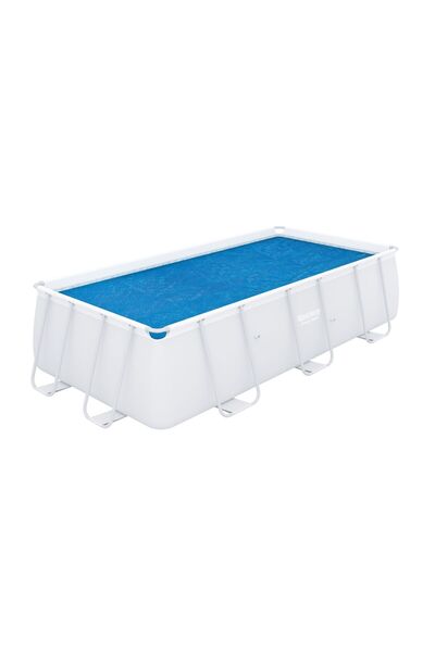 BESTWAY ® 58240 Güneş Isıtmalı Dikdörtgen Havuz Örtüsü - 4,04 M X 4,12 M Yerü...