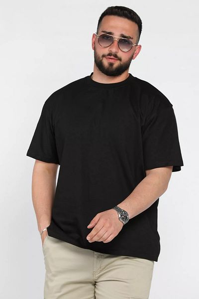 MİSHAR İTALİA Ανδρικό T-Shirt με μαύρη λαιμόκοψη