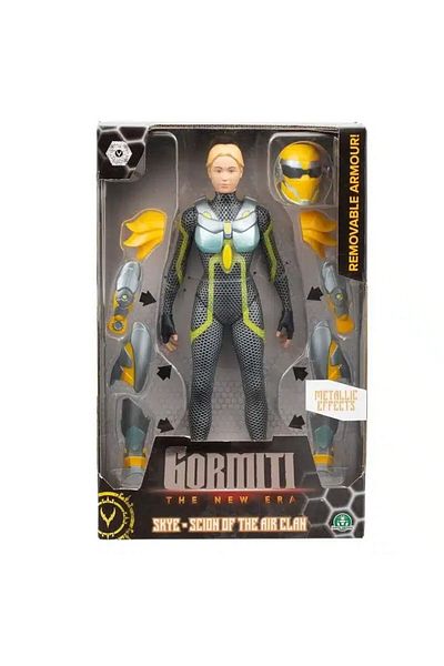 Gormiti 27 cm Figure and Armor Air Variant Skye Grv03000